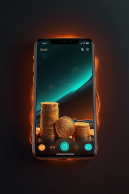 Smartphone con app casinò Pistolo